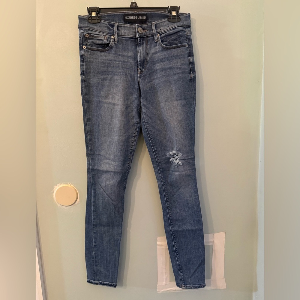 Express Mid Rise Jeggings